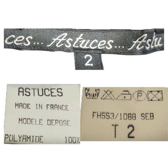 Ces...Astures...Astu Black & Red Long Sleeve Top in Size Medium - Picture 3 of 4